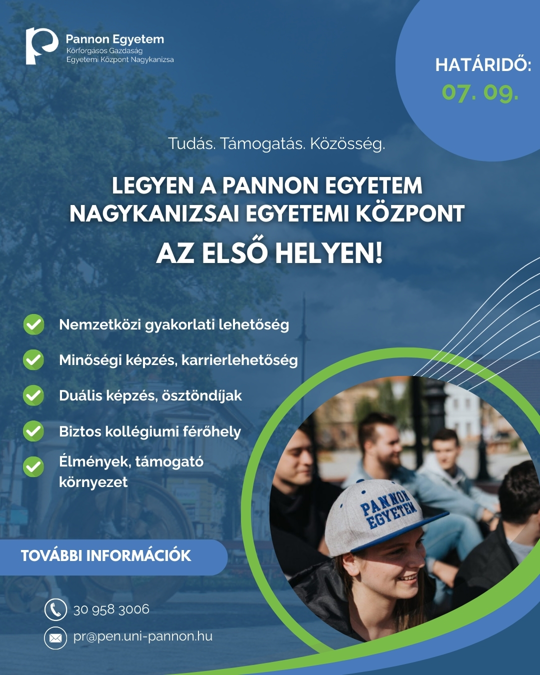 Legyen a Nagykanizsai Egyetemi Központ az első helyen!