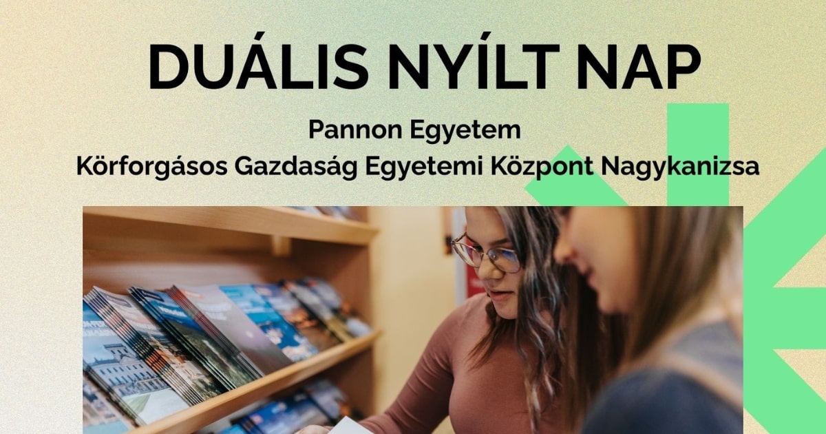 Duális Nyílt Nap a Nagykanizsai Egyetemi Központban