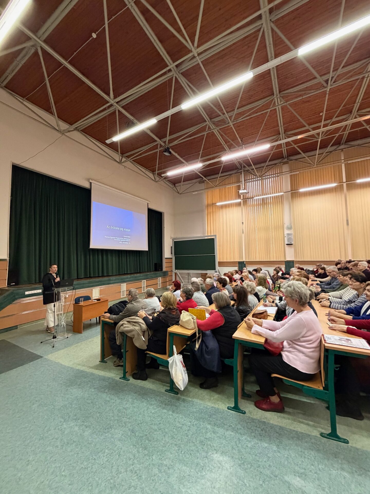 Új időpontban a Nyugdíjas Egyetem utolsó előadása