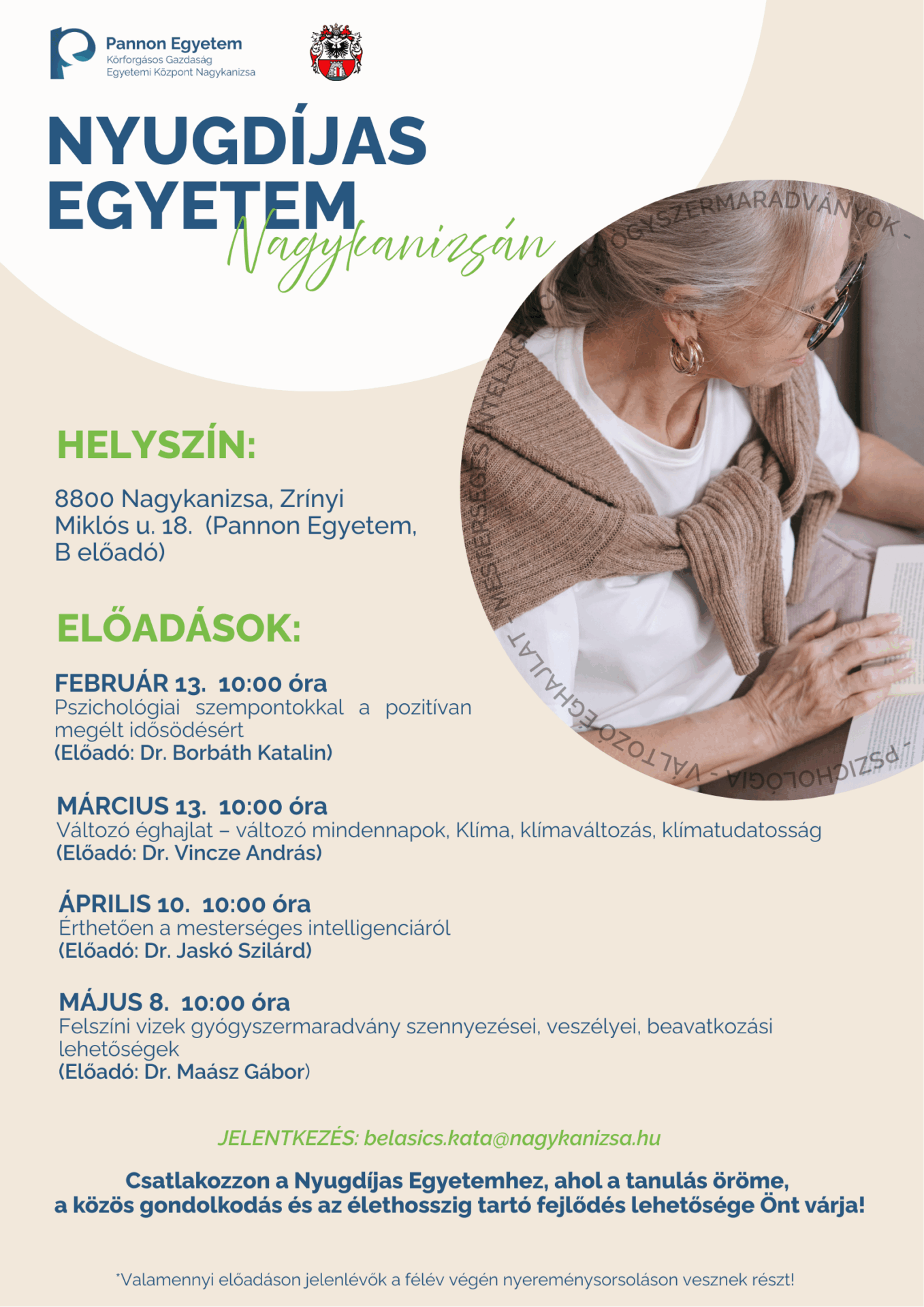 Indul a tavaszi félév a Nyugdíjas Egyetemen