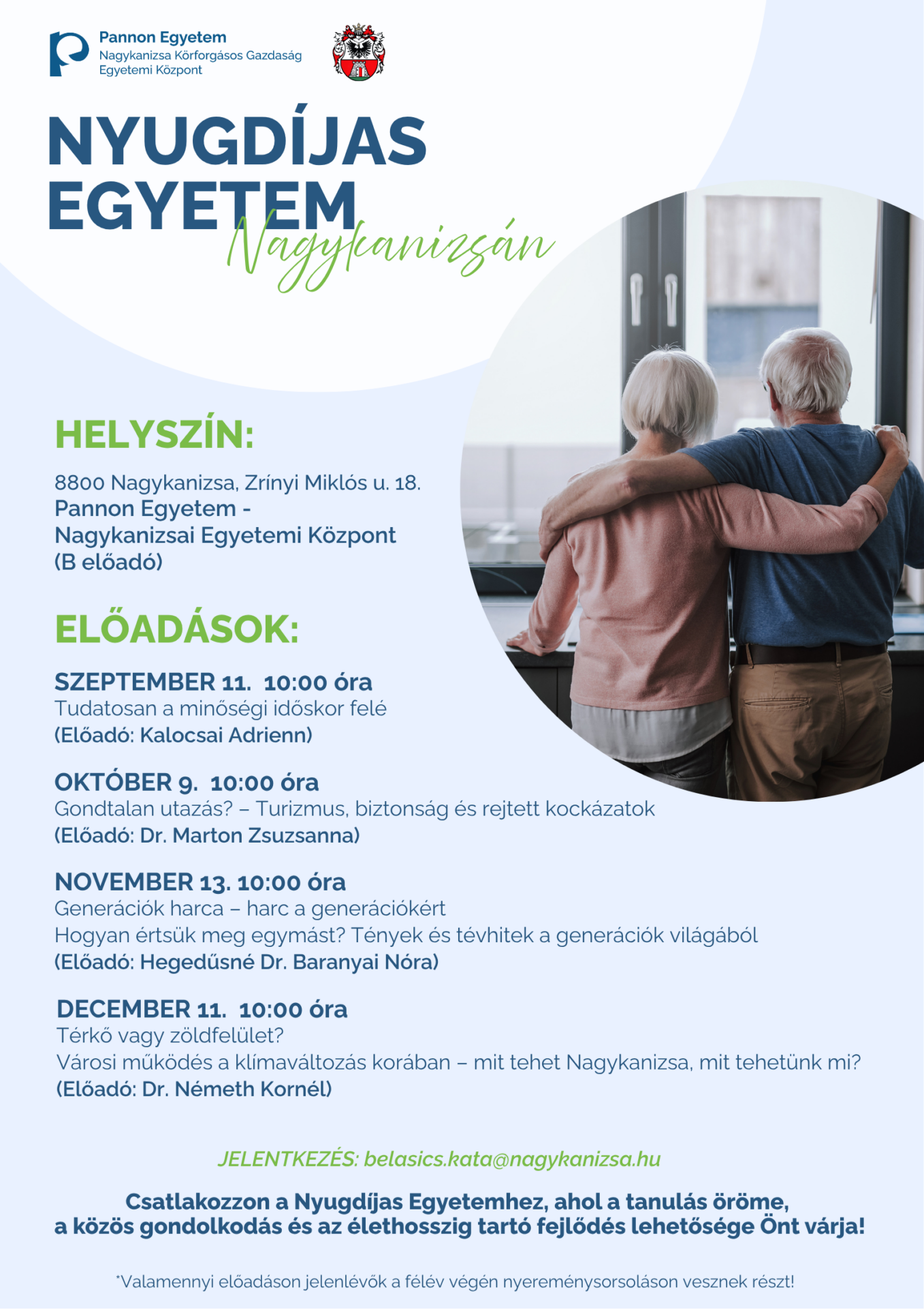 Indul az őszi félév a Nyugdíjas Egyetemen