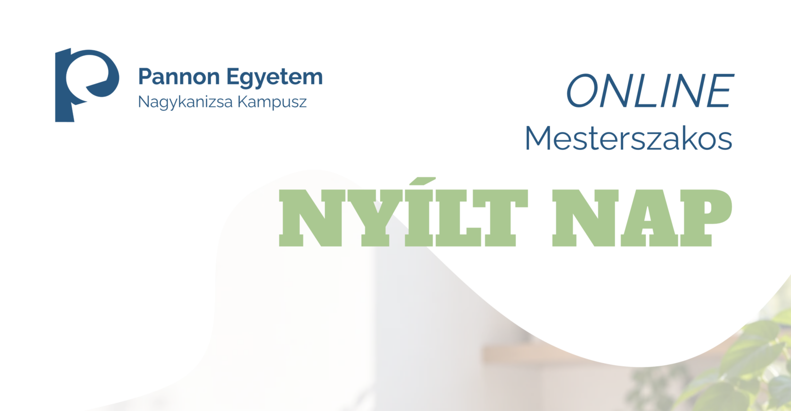 ONLINE mesterszakos Nyílt Nap